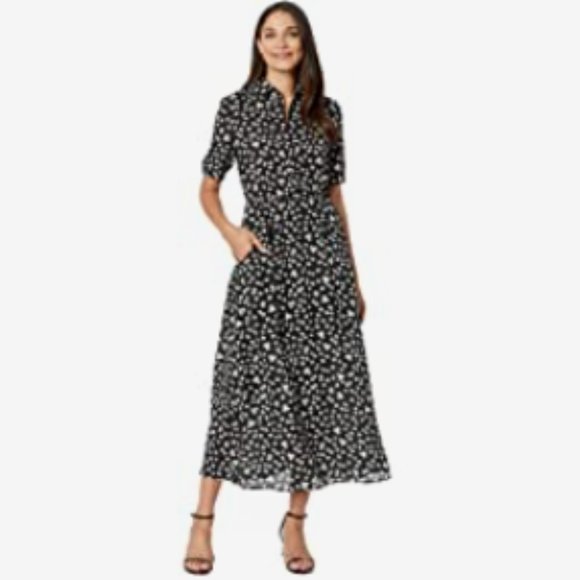 BB Dakota  Floral Education "Ditsy Floral" Printed CDC Midi Dress - Picture 1 of 9